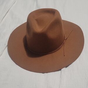 Classic Brown Fedora Hat